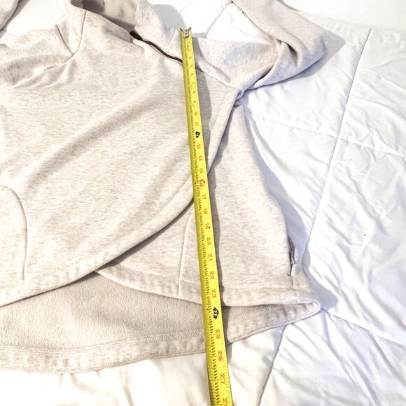 Athleta Cozy Karma Asym Pullover // Toasted Brown Heather Small - Picture 14 of 14